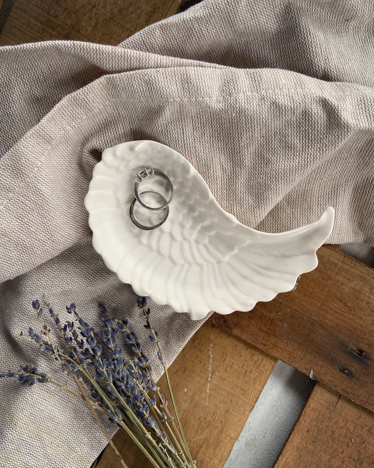 Angel Wing Trinket Dish
