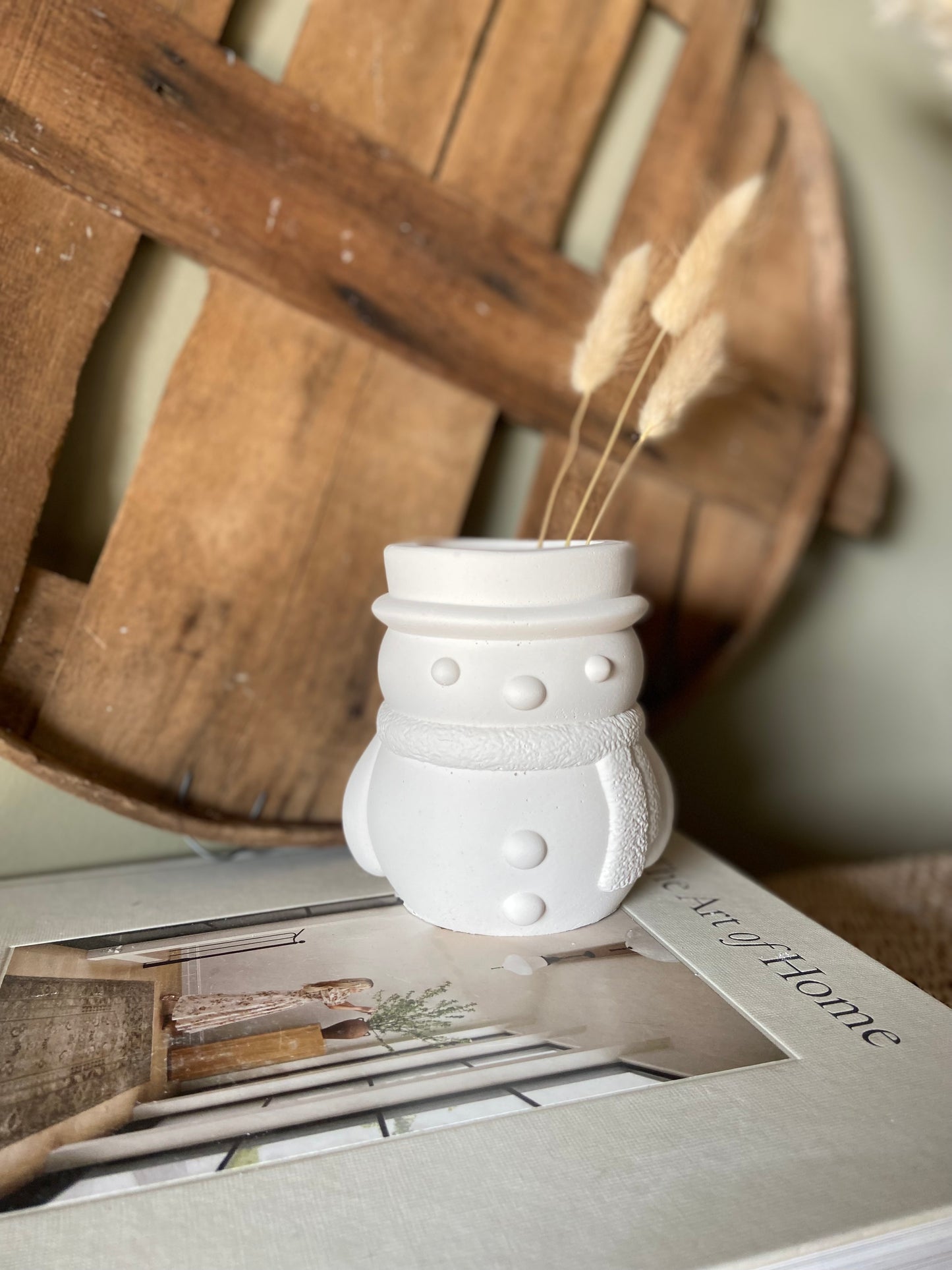Snowman Vase