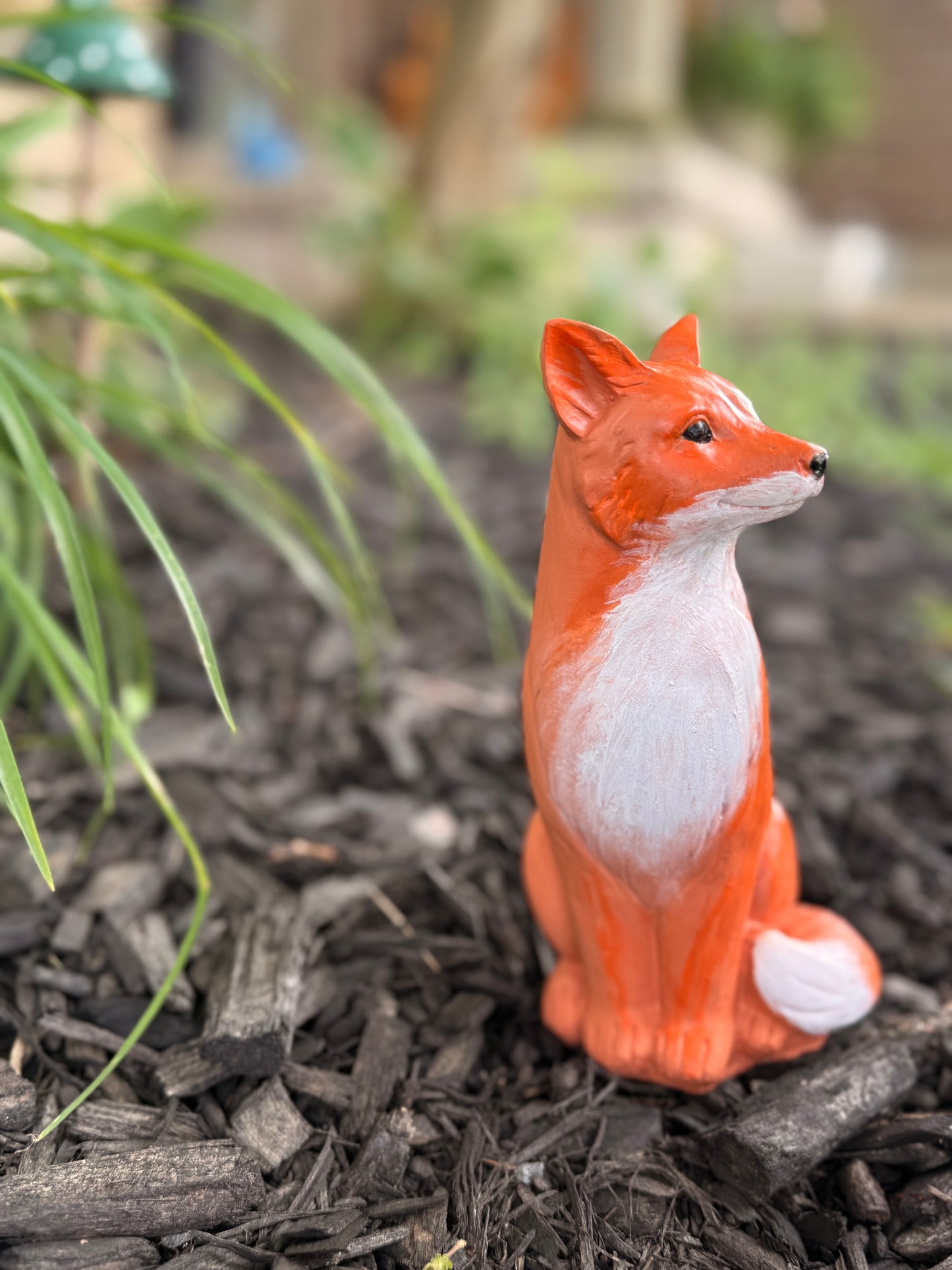 Finnegan the Fox Garden Statue