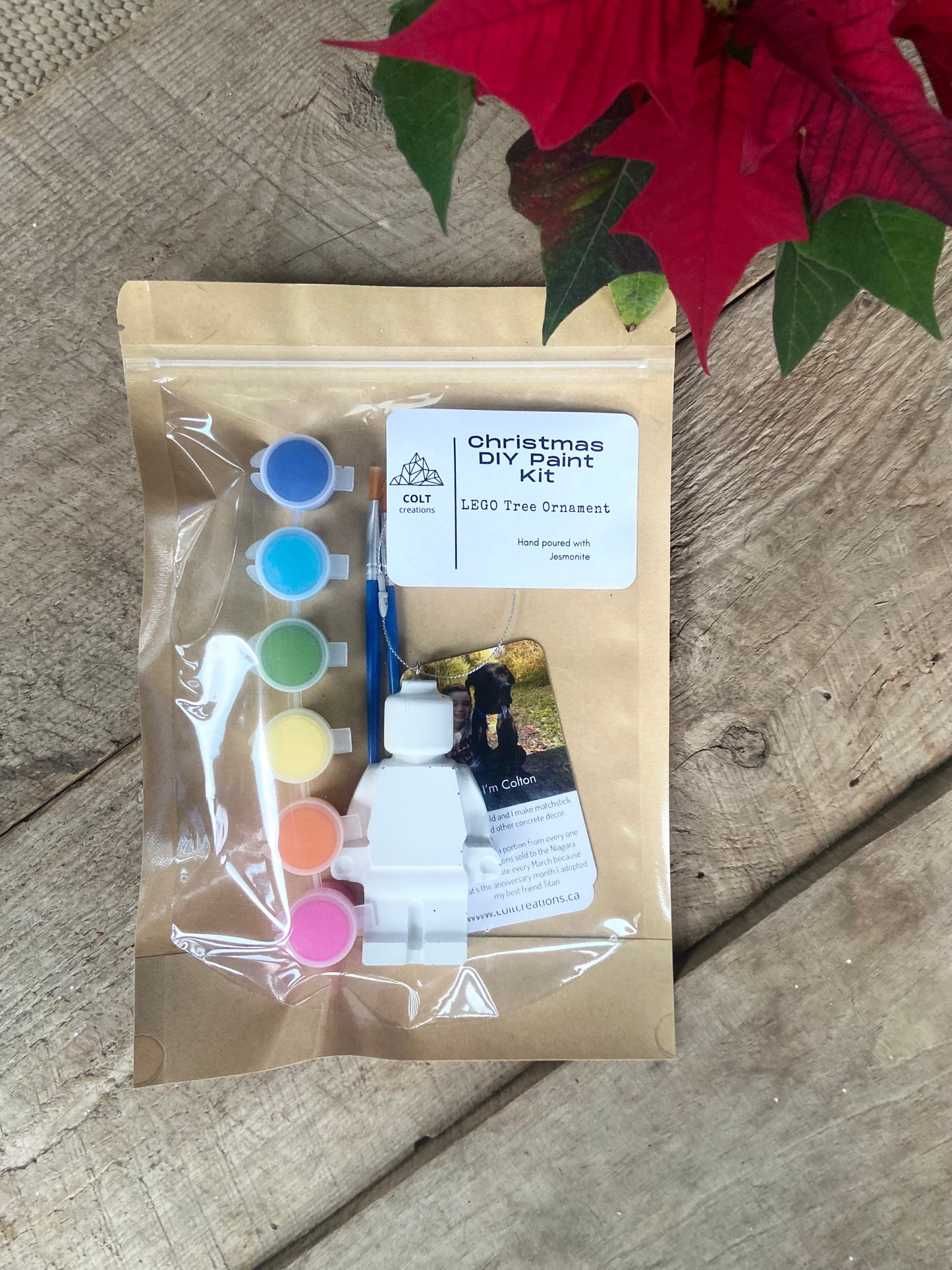 DIY Paint Kit - LEGO Man Ornament Set