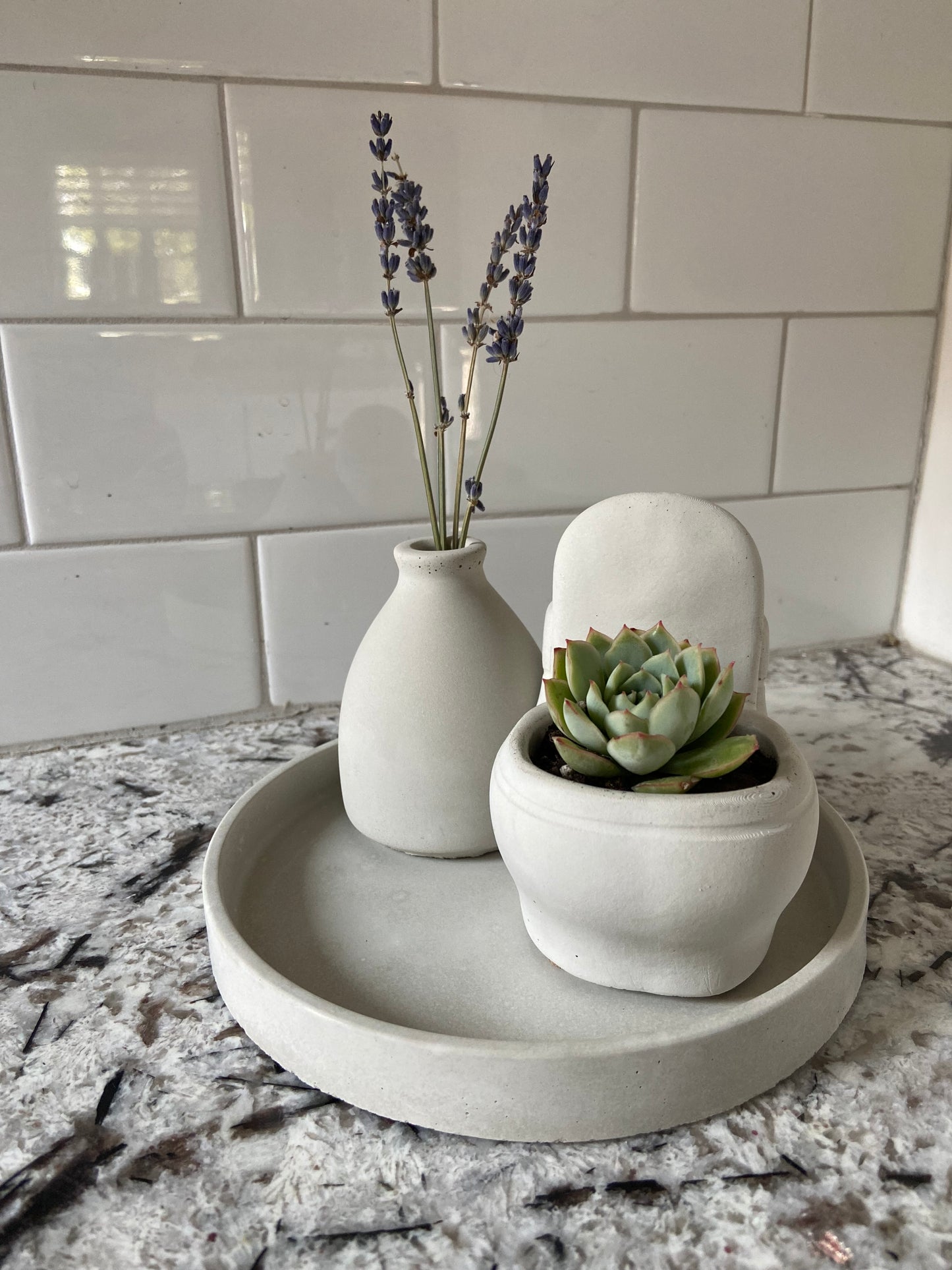 Concrete Round Tray