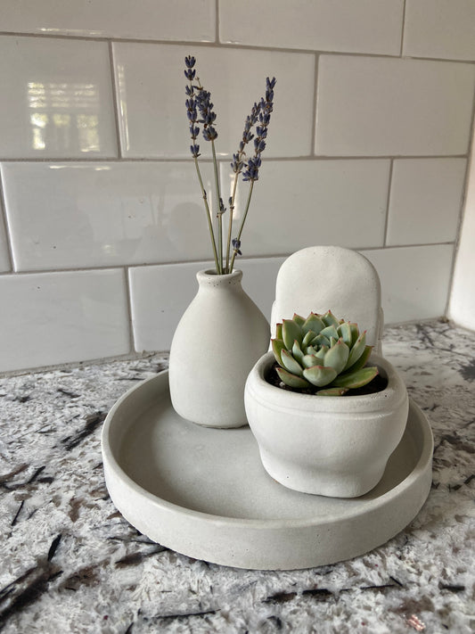 Concrete Round Tray