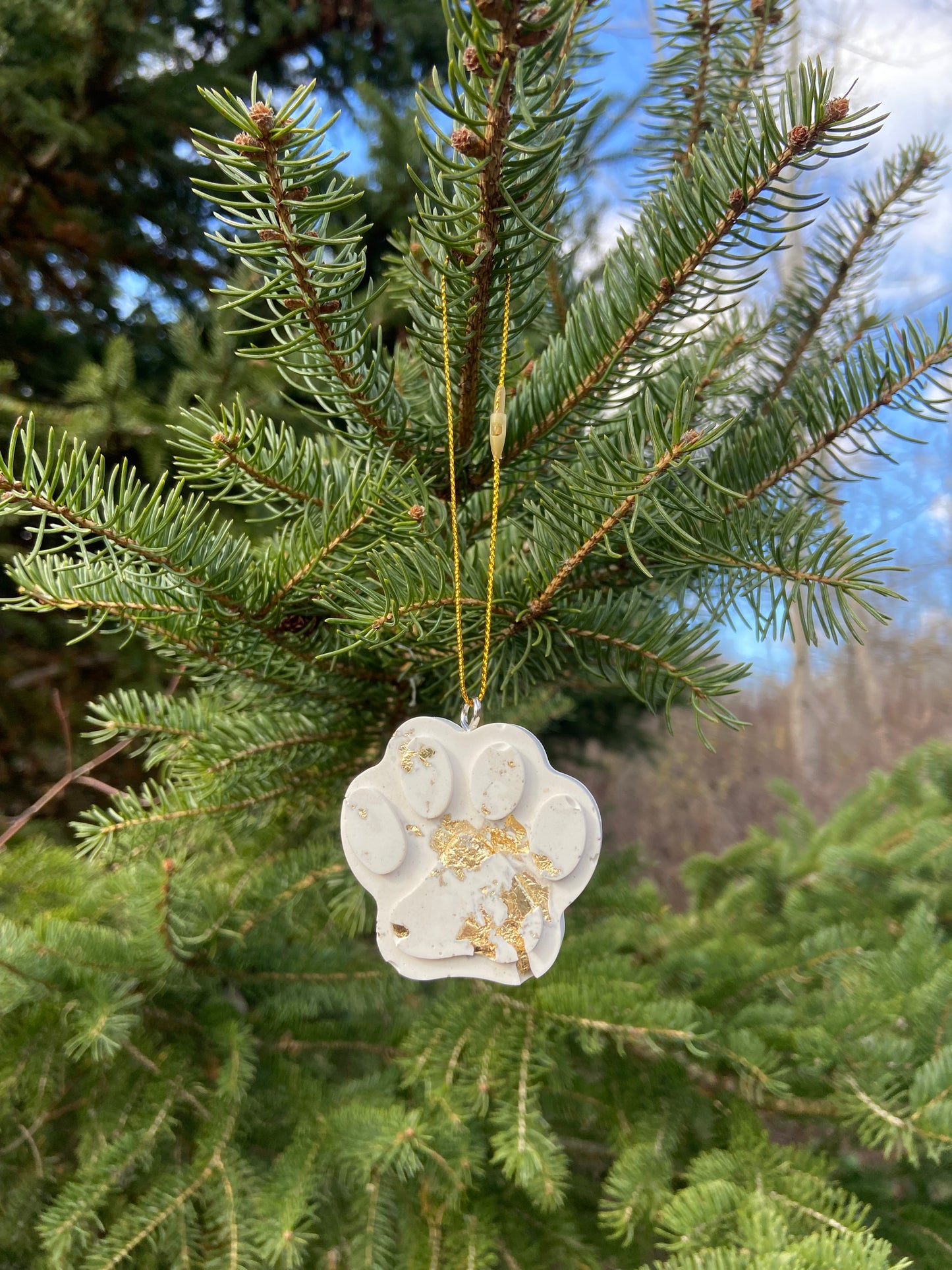 Paw Print Ornament