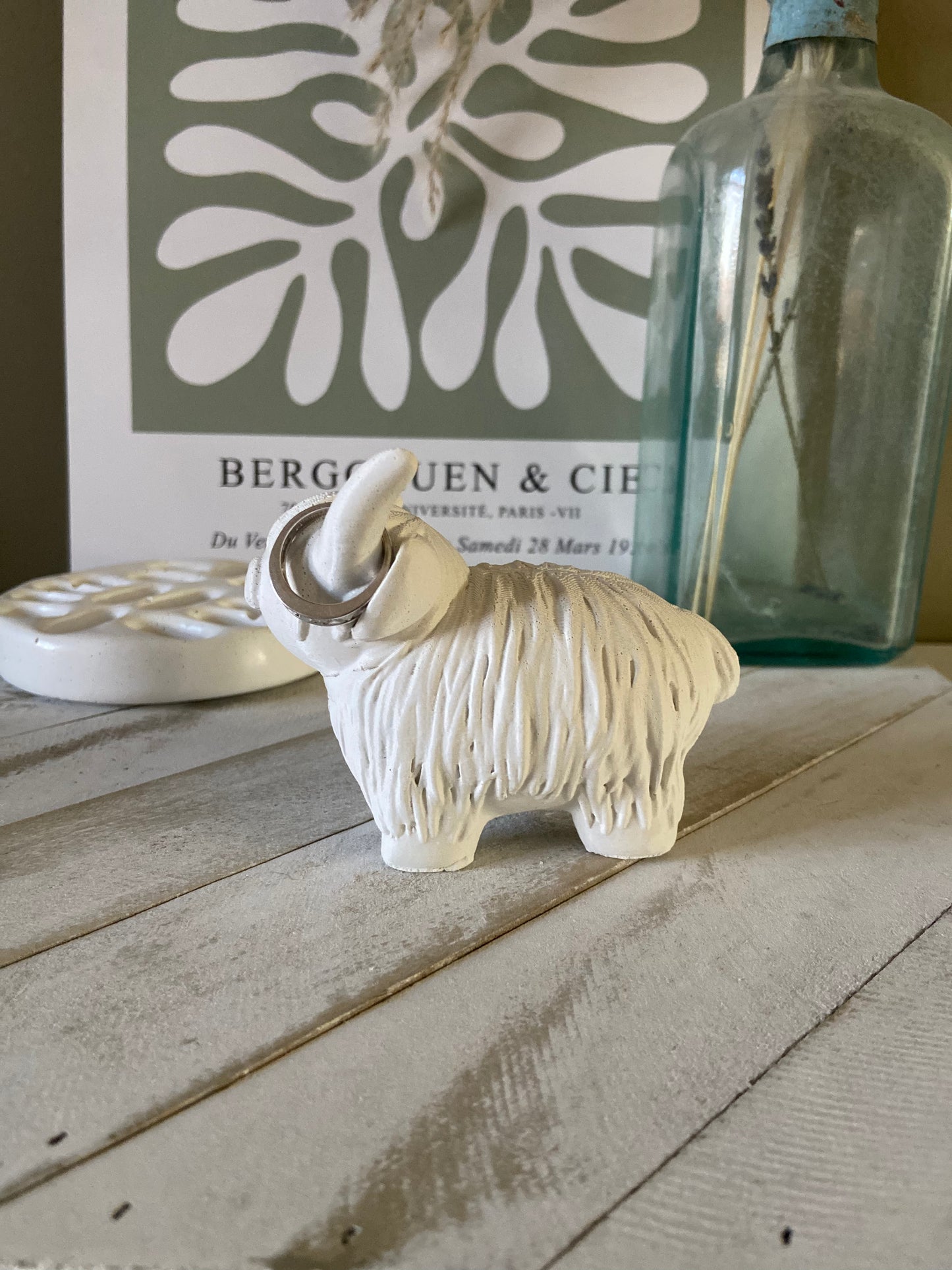Highland Cow Ring Holder