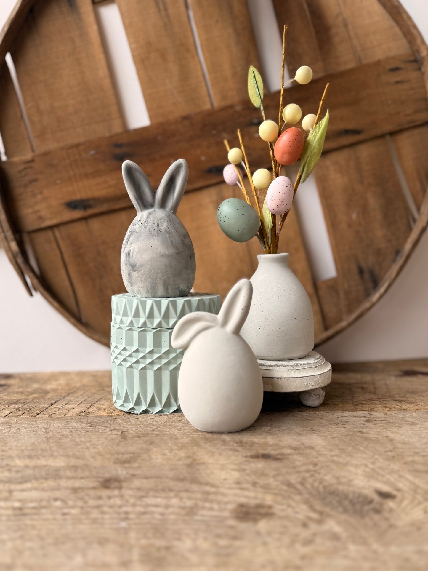 Bud Vase with Easter Eggs