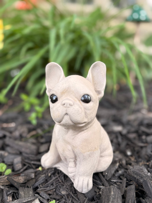 Frankie the Frenchie Garden Statue