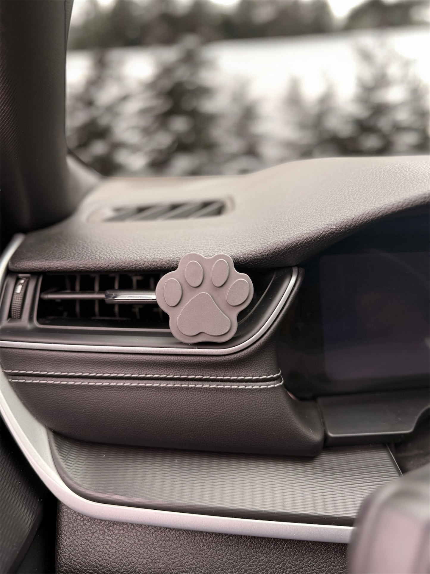 Jesmonite Paw Print Car Diffuser Set