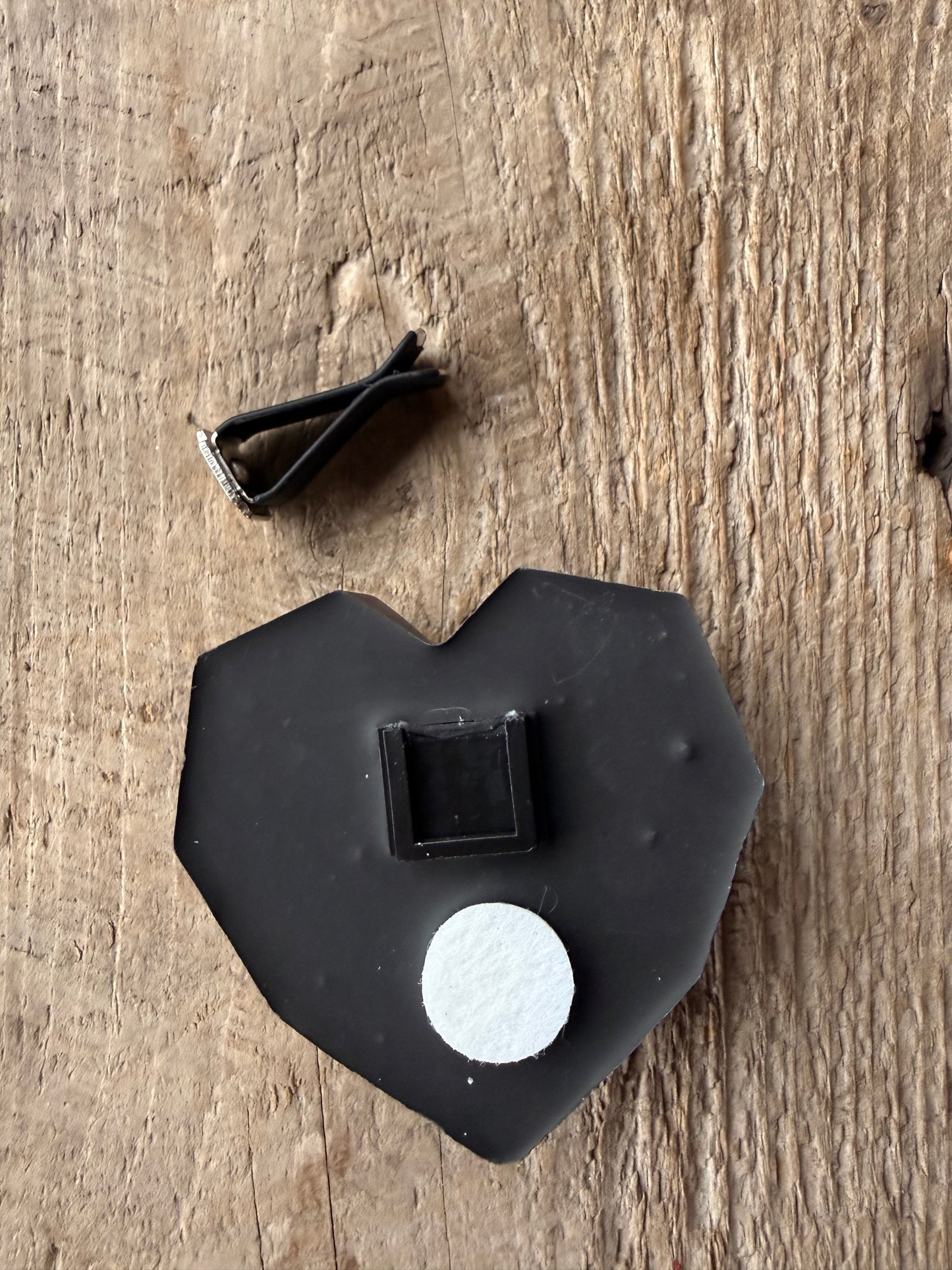 Jesmonite Heart Car Diffuser Set