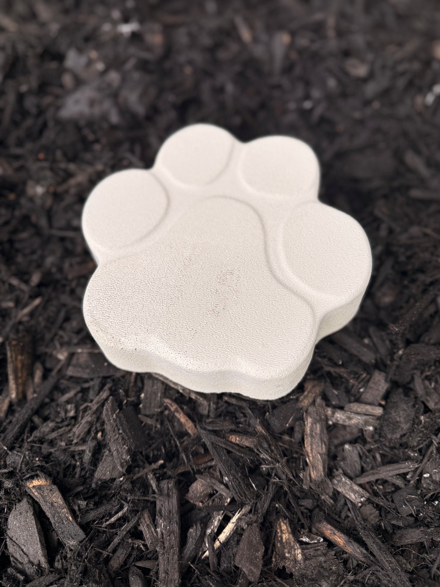 Forever Paw Print Garden Stone