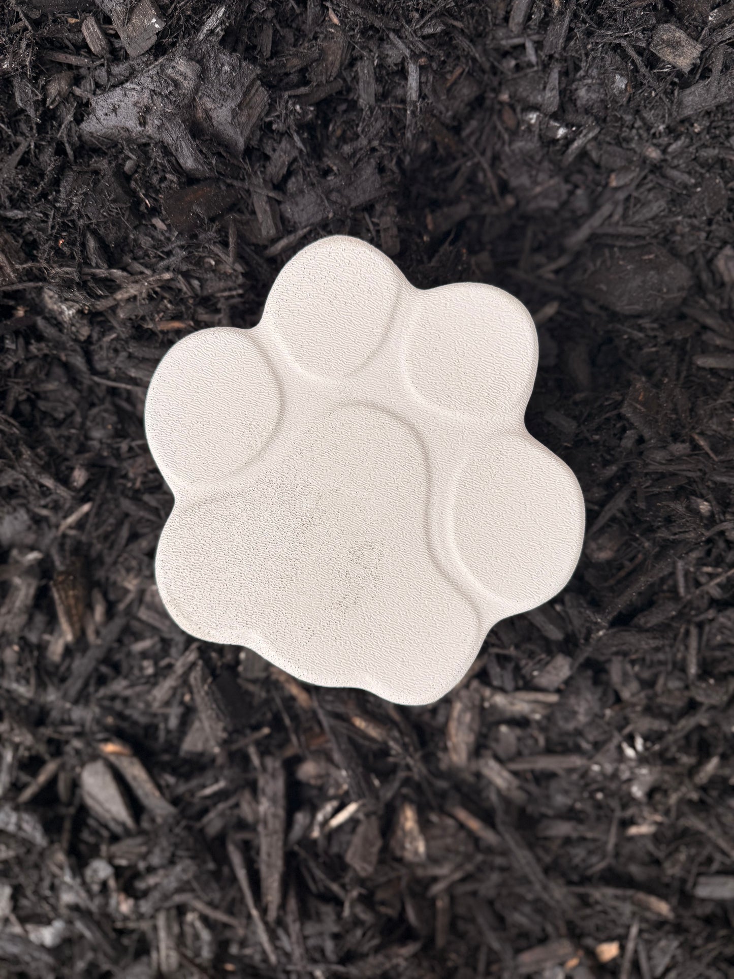 Forever Paw Print Garden Stone
