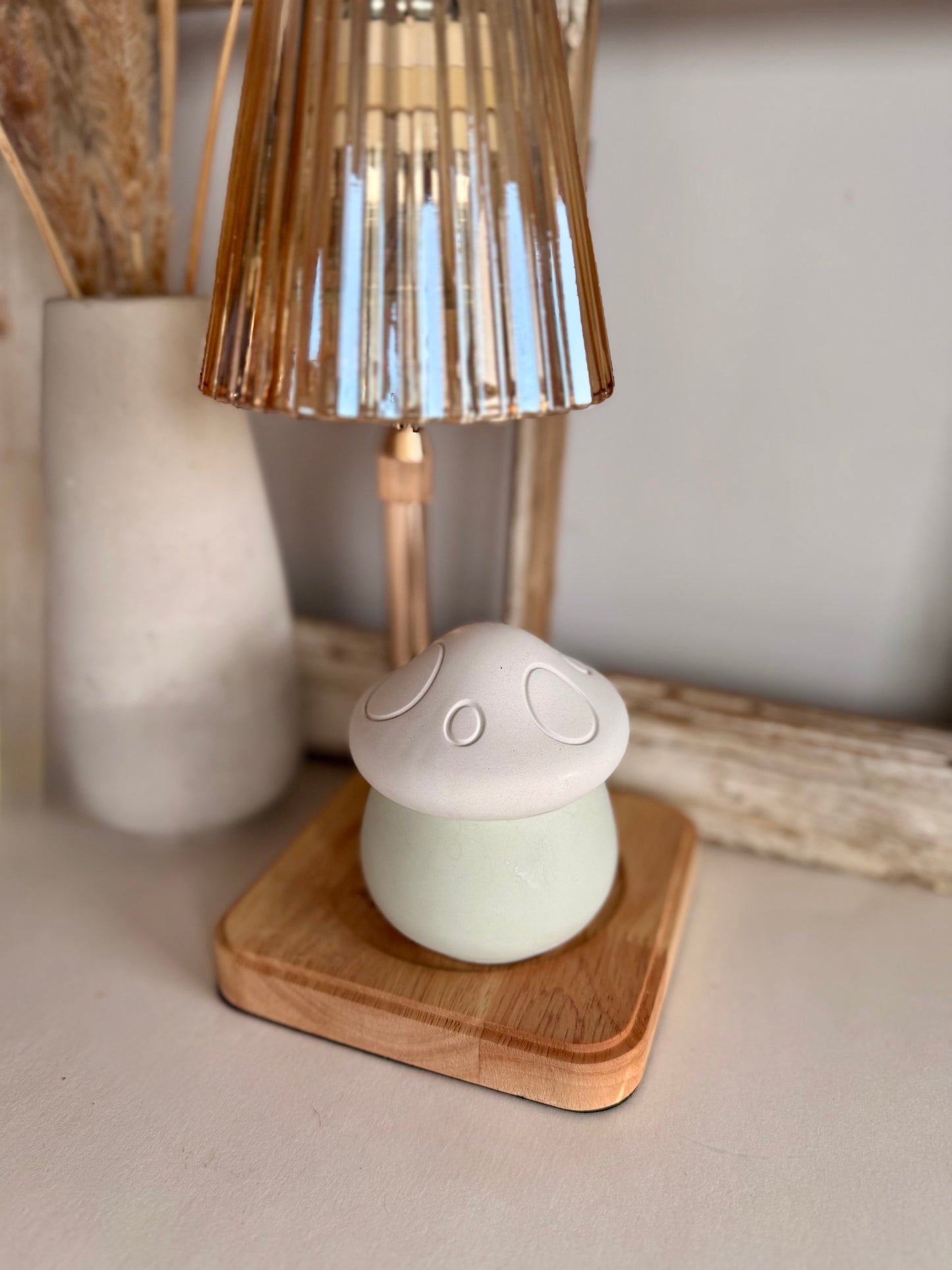 Wickless Mushroom Coconut Soy Candle